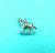 Coyote Wolf Charm Sterling Silver 925 Dog Vintage USA