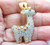 Deer Fawn Doe Pin Brooch Rhinestone Crystal Buck