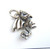 Dragon Charm Sterling Silver 925 3-d Medieval Made USA