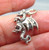 Dragon Charm Sterling Silver 925 3-d Medieval Made USA