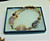 Botswana Agate Necklace 14kt Gold Beads Crystal OOAK