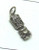 Tiki Sterling Silver Charm God Hawaiian Maori Fierce Polynesian