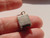 Television Charm TV Sterling Silver Vintage 925 Lost Wax