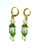 Swarovski Crystal Earrings Patina 5301 Pierced BeadRage