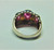 Pink CZ Ring Heavy Sterling Silver Stamped 925 Sz 6 BeadRage