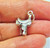 Saddle Charm Sterling Silver Horse Rodeo Vintage BeadRage