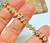 Rhinestone Crystal Bracelet "S" 7 1/2" Made USA Vintage BeadRage