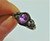 Amethyst Ring Sterling Silver Faceted Sz 6 1/2 Vintage BeadRage