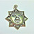 Sun Charm Sterling Silver Pendent Face 925 Vintage BeadRage