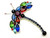 Dragonfly Pin Juliana Glass Jelly Belly Bug Brooch Vintage