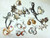 Sun Moon Star Earring Lot Bundle Ring Vintage Celestial 12 Pair + BeadRage