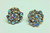 AB Clip Earrings Gorgeous Aurora Borealis Boutique Vintage Mint BeadRage