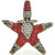 Santa Claus Star Pin Brooch Christmas Crystal Rhinestone BeadRage