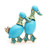Adorable Duck Pin Couple Rhinestone Crystal Brooch BeadRage