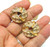 5 Pair Earrings Cubic Z Vintage Rhinestone Pierced USA DazzleCity