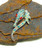 Dragon Pin Vintage Serpent Brooch AB Aqua Rhinestone Crystal DazzleCity