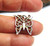 Butterfly Charm Filigree Moth 925 Sterling Silver Vintage BeadRage