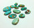 Nevada Arizona Turquoise Cabochon 12 Lot Kingman Freeform DazzleCity