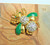 Bee Pin Bumble Honey Hive Brooch Emerald Green Rhinestone Crystal