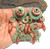 Angel Star Flower Earrings Patina Fetish Clip Vintage DazzleCity