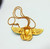 King Tut Sphinx Necklace Winged Snake Viper Diamond Cut DazzleCity