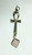 Ankh Pyramid Necklace Egyptian Rose Quartz Sterling Silver 925 Pendent