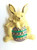 Easter Bunny Rabbit Pin Egg White Peter Cottontail Brooch