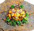 Awesome Pumpkin Pin Halloween Ivy Rhinestone Crystal Brooch DazzleCity
