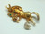 Donkey Horse Pin Brooch Vintage Horseshoe Rhinestone Crystal DazzleCity