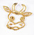 Cow Steer Bull Pin Vintage Rhinestone Brooch DazzleCity