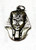 King Tut Pendant Charm Vintage Sterling Silver 925 Egyptian DazzleCity