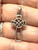 Celtic Cross Charm Pendant  Sterling Vintage Silver DazzleCity