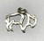 Buffalo Charm Sterling Silver 925 Bull Silhouette DazzleCity