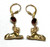 Sphinx Pierced Earrings Egyptian Revival Swarovski Crystal Egypt  DazzleCity