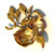 Cherry Pin Fruit Brooch Rhinestone Crystal HUGE! DazzleCity
