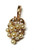 Grape Enhancer Pendant Pearl Rhinestone Vintage OOAK BeadRage