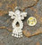 Angel Pin Halo Rhinestone Crystal Tack Heavenly Silver DazzleCity
