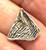Egyptian Pyramid Charm Sterling Silver Vintage 925 Luxor DazzleCity