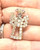 Vintage Silver Angel Pin Halo Rhinestone Crystal Tack DazzleCity