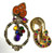 Earrings Single Boutique Vintage Rhinestone Doorknocker Bonus DazzleCity