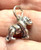 Lowland Gorilla Charm Sterling Silver Ape Monkey 925 Vintage DazzleCity
