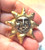 Vintage Sun Pin Brooch Man Moon 2-Tone Rays DazzleCity