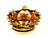 Ruby Red Crown Pin Rhinestone Crystal Brooch Pearl Queen Princess