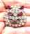 Very Old Cat Pin Kitty Rhinestone Crystal Vintage 1960 DazzleCity
