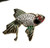 Fish Pin Koi Beta Goldfish Carp Brooch Rhinestone Crystal