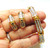 Elegant Bracelet Earring Set Bamboo Look Rhinestone Crystal Vintage DazzleCity