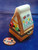 Artist Easle Trinket Box Pallet Vintage Porcelain Hinged DazzleCity