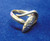 Snake Ring Cobra Serpent Viper 925 Sterling Silver Sz 5 3/4 Vtg DazzleCity