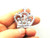 CROWN Pin RHINESTONE Crystal Brooch King Queen Princess Cross
