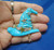 Witch Hat Pin Halloween Coven Stars Rhinestone Crystal Turquoise DazzleCity